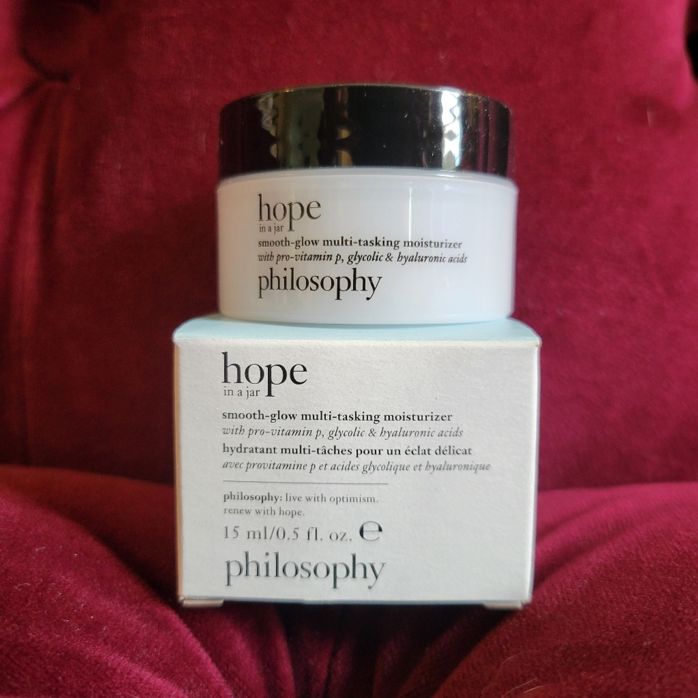 NEW Philosophy Hope in a Jar Smooth-Glow Multi-Tasking Moisturizer